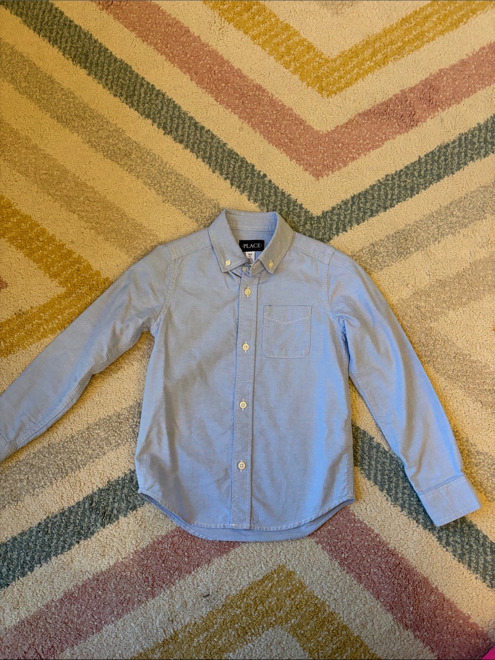 The Children's Place Light Blue Button-Down Oxford Shirt